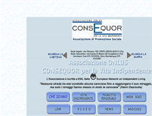 Tablet Screenshot of consequor.it